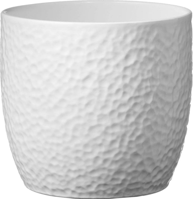 Boston urtepotte 21 cm hvid