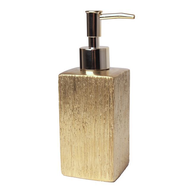 Floss sæbedispenser i guld