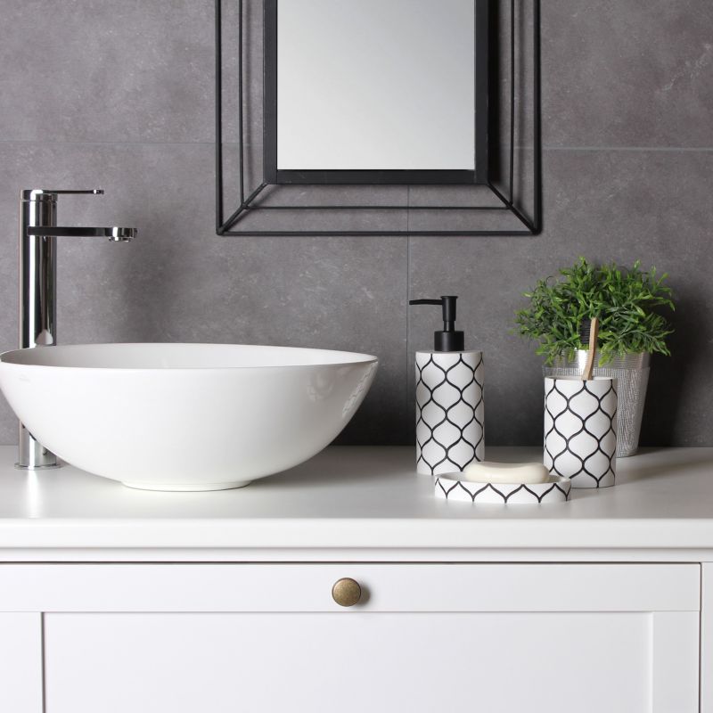 Splendid Net hvid sæbedispenser