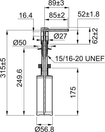 Franke Comfort kromet sæbedispenser