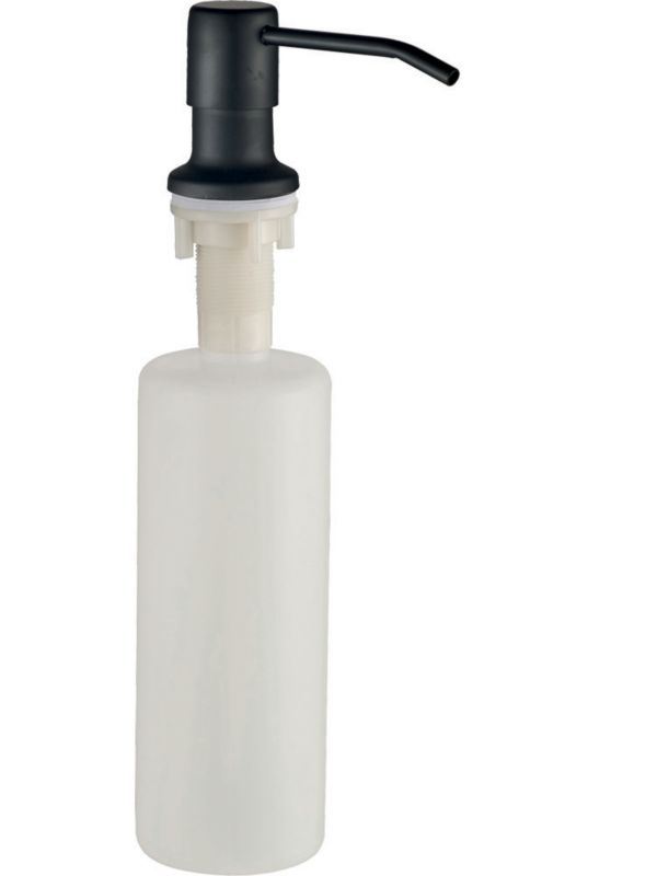 Laveo sort køkkenopvaskemiddel-dispenser