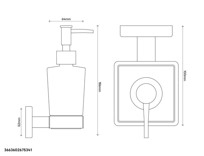 GoodHome Alessano sæbedispenser