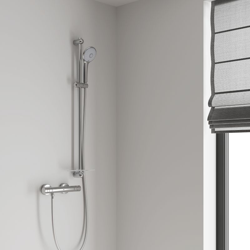 Bruseslange 90 cm Krom QuickFix 4005176886058