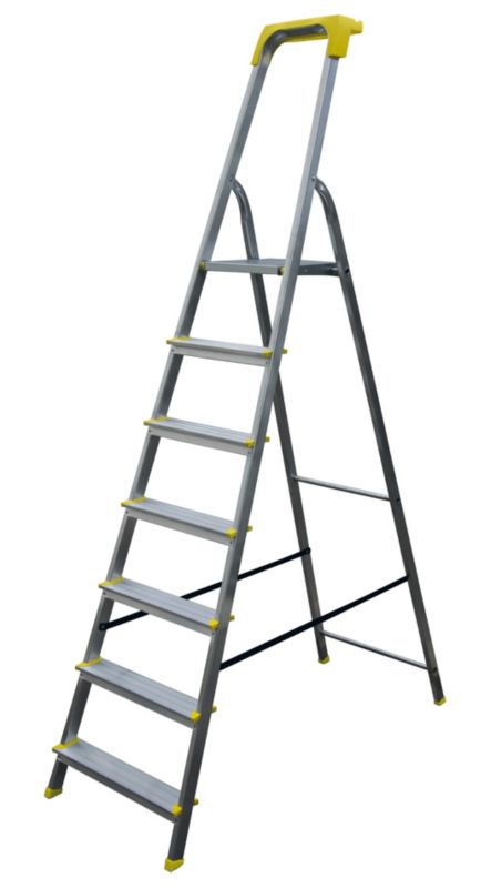 Metalkas 7-trins husstige i aluminium