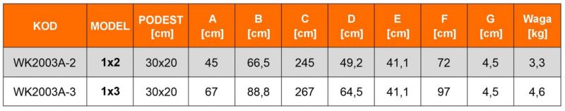 Sammenklappelig husholdningsstige med 3 trin HIGHER, 1 stk