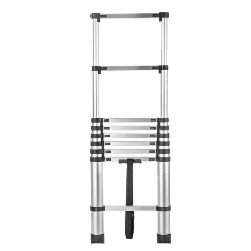 KADAX teleskopisk aluminiumsstige HOME 2,6 m med 9 trin, 1 stk.