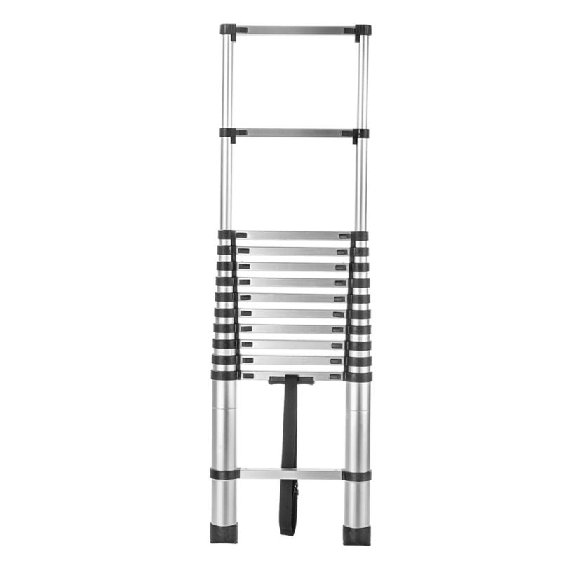 KADAX teleskopisk aluminiumsstige HOME 3,8 m med 13 trin, 1 stk.