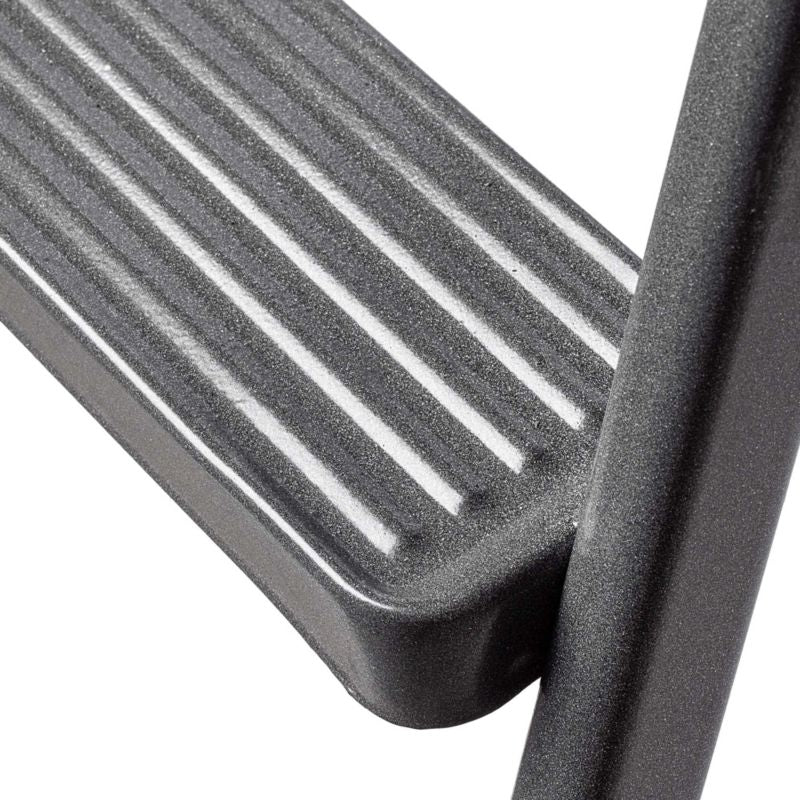 KADAX stålstige 5-trins foldbar husholdningsstige med solide trin, bæreevne 125 kg