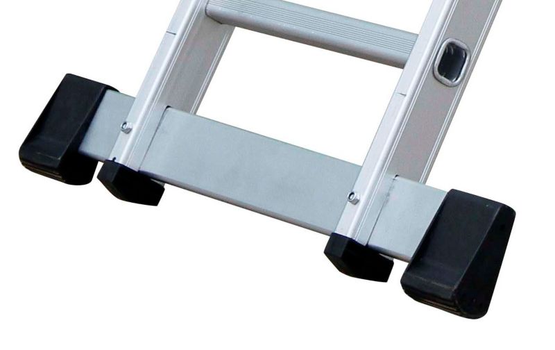 Skiva 4x3 aluminiumsledestige med platform – 1 stk