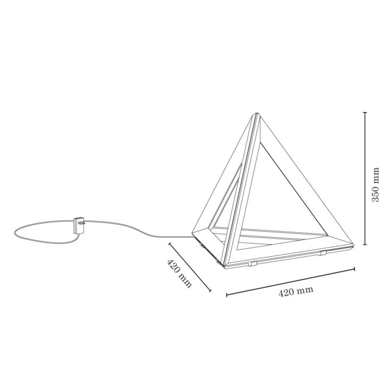 Træbordlampe SPOT Light 1xLED 27W Olieret Eg FSC, Polsk Producent, 1 stk.