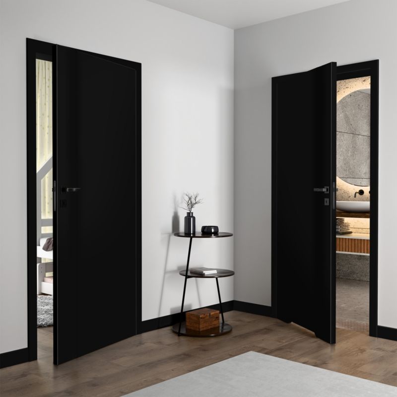 Indvendig Dør Exmoor 70 Sort Mat
