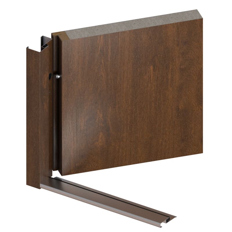 O.K. Doors Azzuro 80 højre udvendige dør i valnød