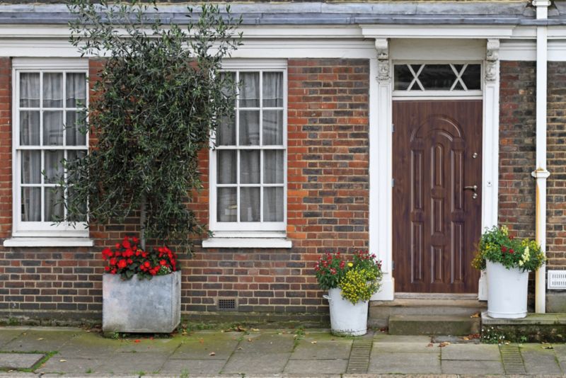 Yderdør O.K. Doors Azzuro 90 højrehængt valnød