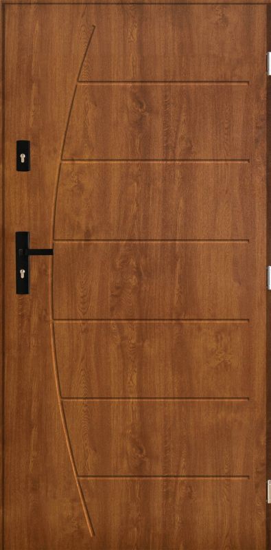 Udvendige døre Pantor Olimp 80 højrehængt gylden eg sort