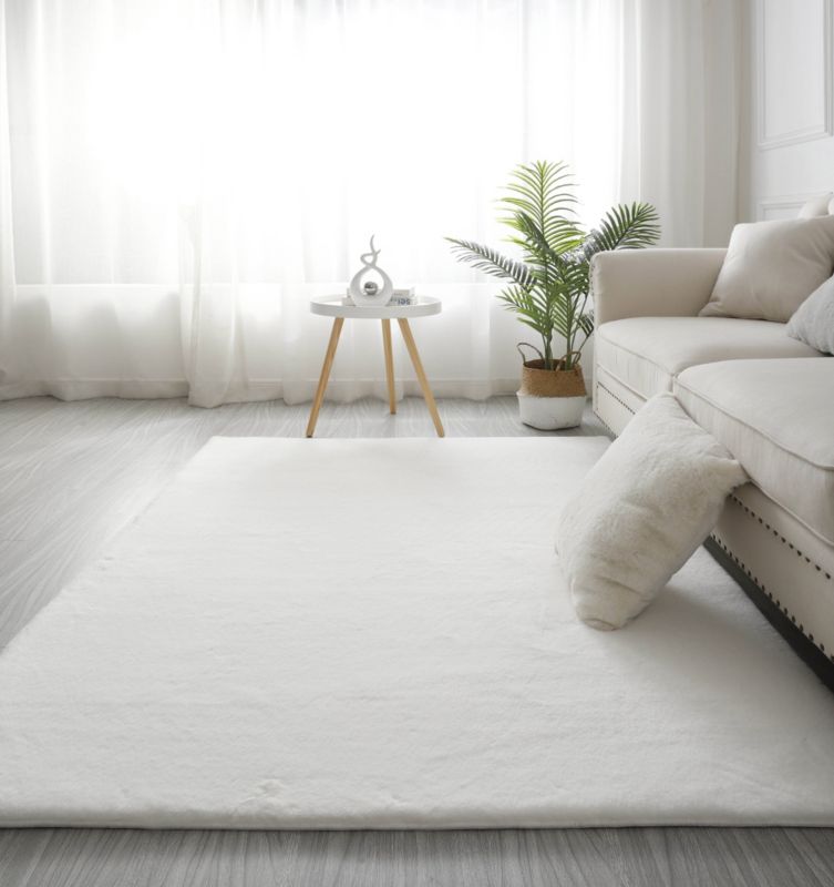 Balta Lop tæppe 120 x 160 cm hvid