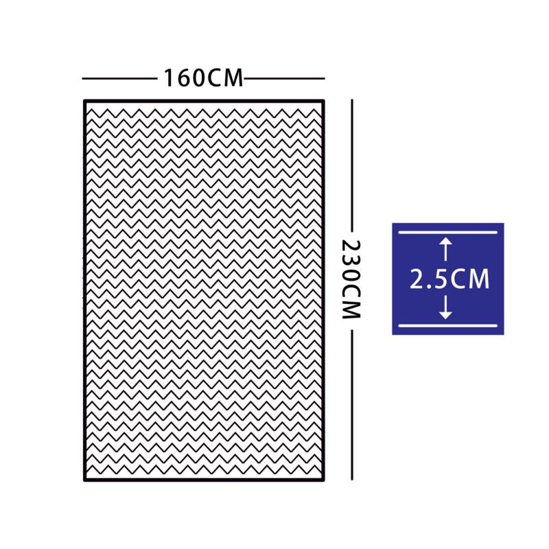 GoodHome Manzo tæppe 160 x 230 cm hvid