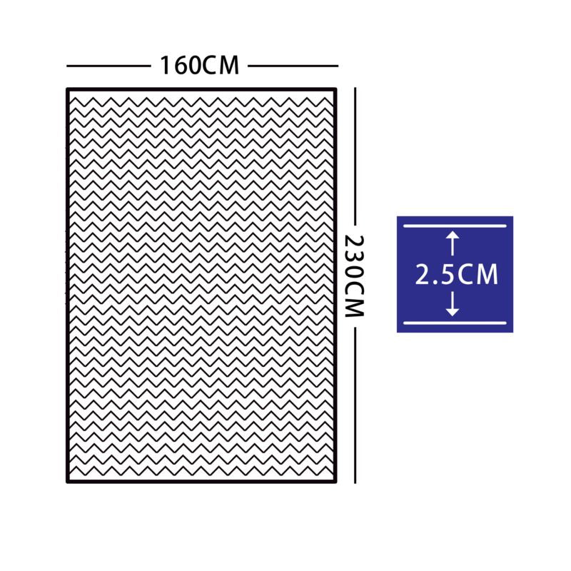 GoodHome Manzo tæppe 160 x 230 cm grå