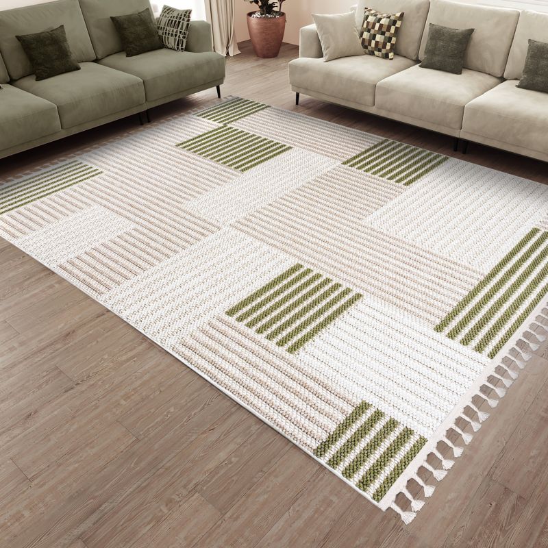 Jardin Geo tæppe 80 x 150 cm i grøn