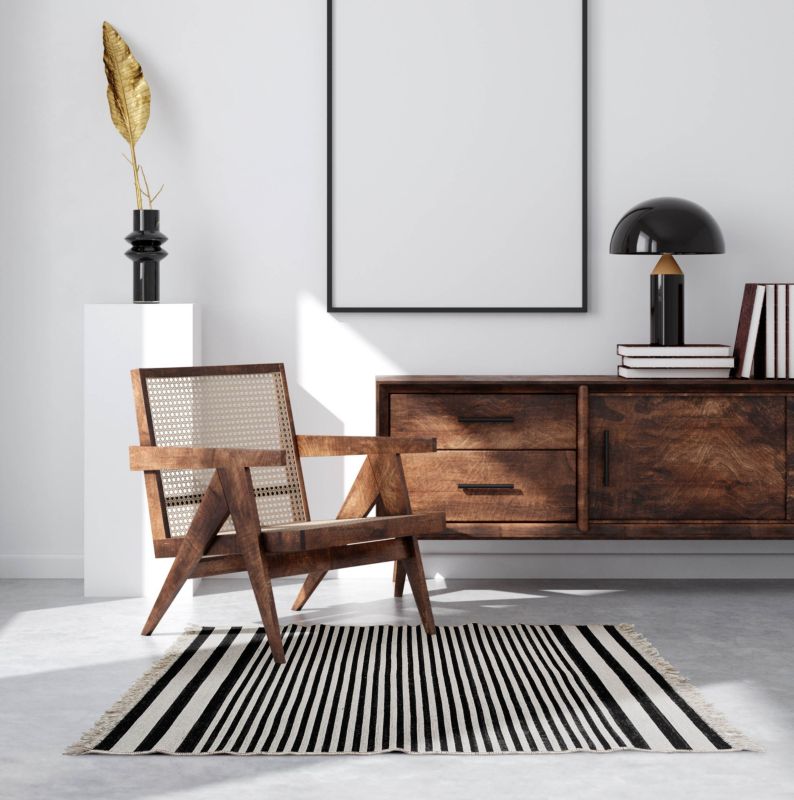 Pled tæppe 80 x 150 cm striber