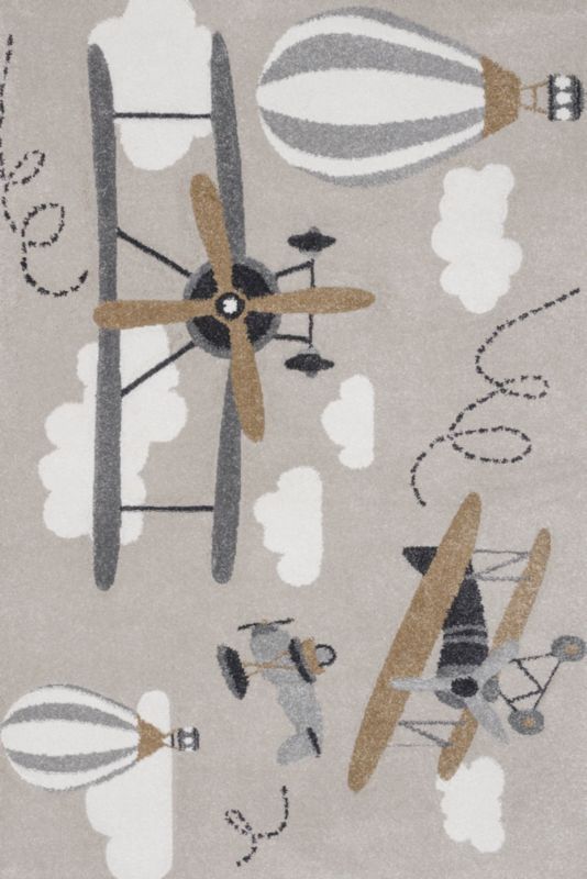 Sintelon Vegas Kids tæppe 120 cm med flyvemotiv