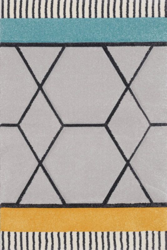 Sintelon Pastel tæppe 120 x 170 cm geomulti 2