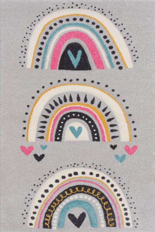 Sintelon Pastelkids tæppe 120 x 170 cm regnbue