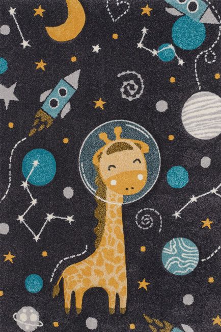 Sintelon Pastelkids tæppe 120 x 170 cm giraf