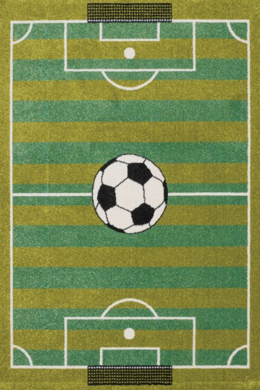 Sintelon Playkids tæppe 120 x 170 cm med boldbane-motiv