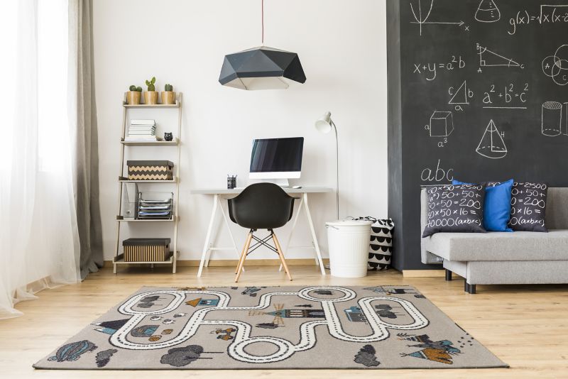 Sintelon Puppis børnetæppe 120 x 170 cm med gademotiv