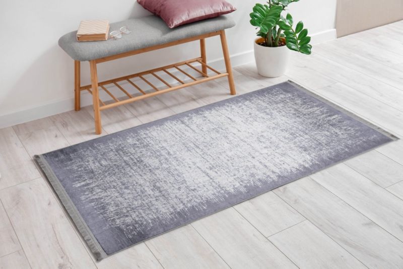 Splendid Ebro tæppe 80 x 140 cm trykt gråt