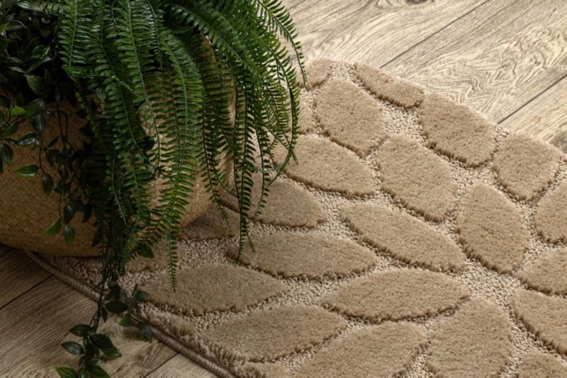Bademåtte 50x80 cm Beige Polypropylen 1 stk.