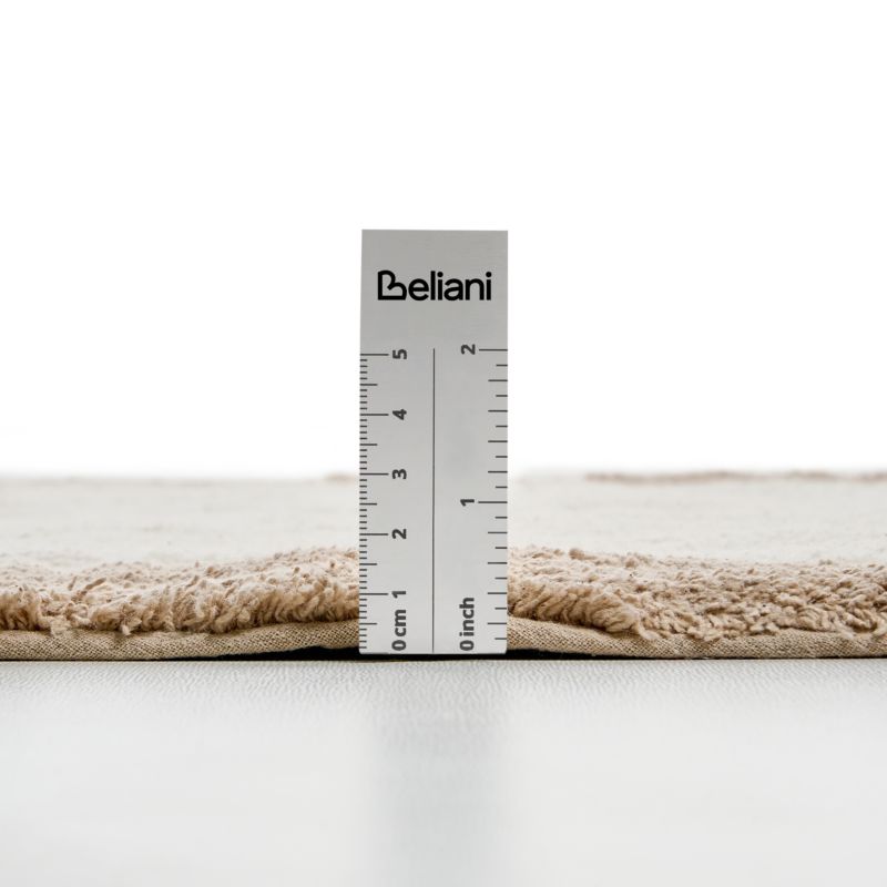 Bademåtte 60x90 cm Beige Brun Bomuld