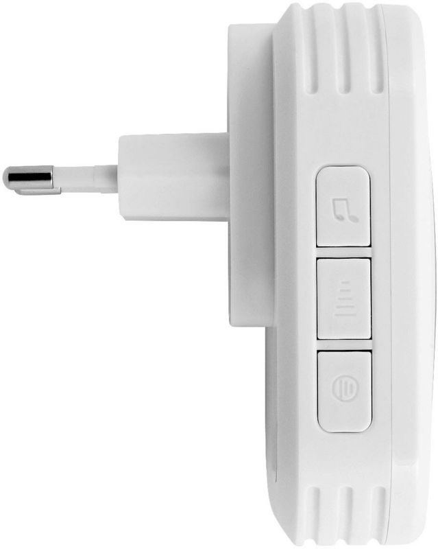 Kinetisk dørklokke Eura WDP-80H2 trådløs og batterifri 230 V