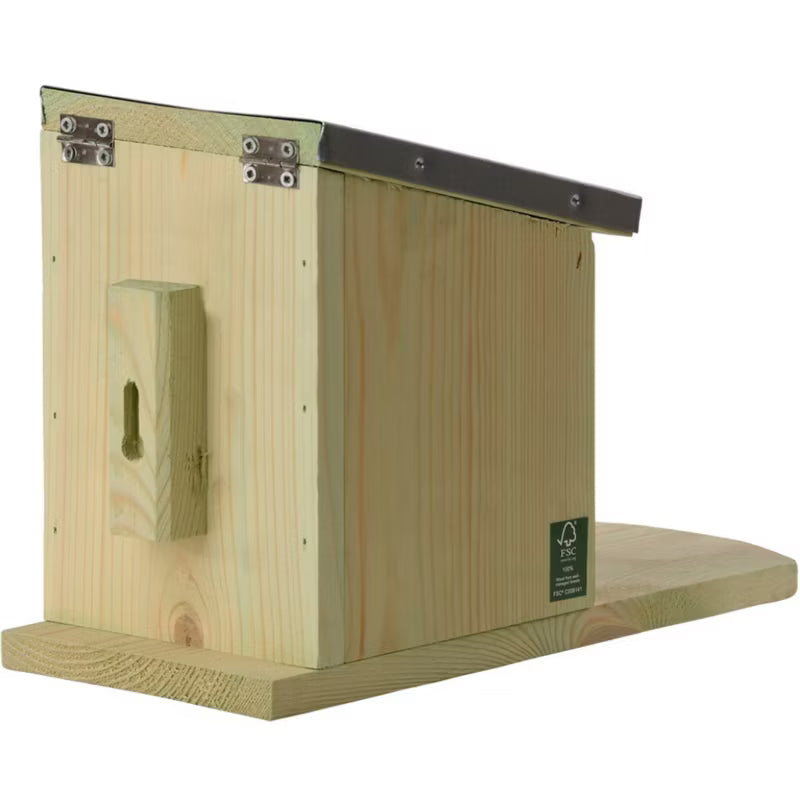Egern Foderhus 12,6x25,4x18,9 cm Træ Brun