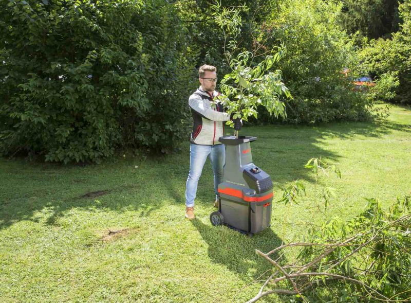 Elektrisk Kompostkvarn LH 2810 2800W 48 Liter Grå