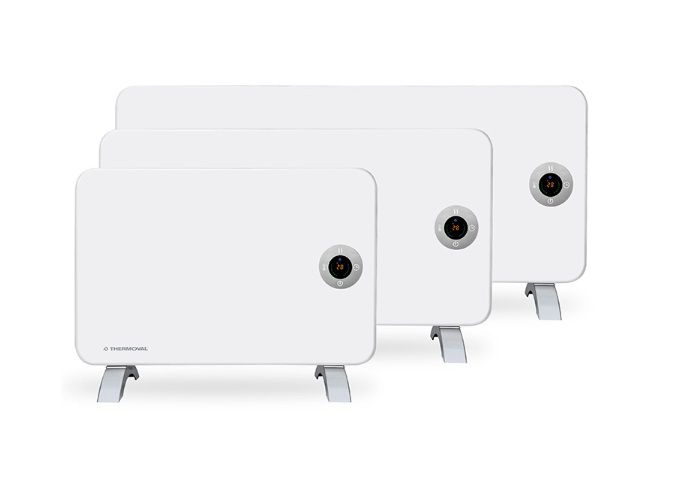 Elektrisk konvektorvarmer T-19 WIFI Thermoval 1500 W 760x380x65 mm 1 stk.