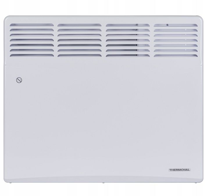 Elektrisk konvektorvarmer T18ED Thermoval 1500 W 660 x 450 x 80 mm 1 stk.