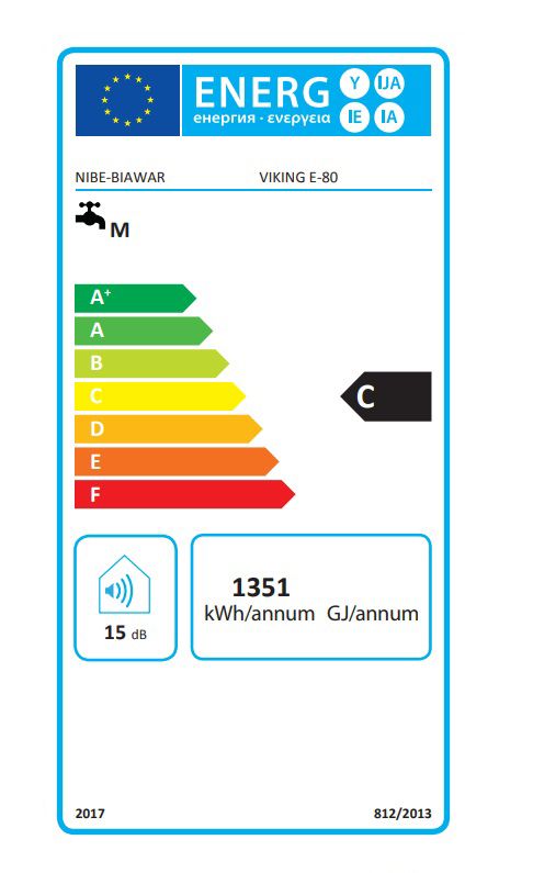 Elektrisk vandvarmer Biawar VIKING-E 80, 1 stk.
