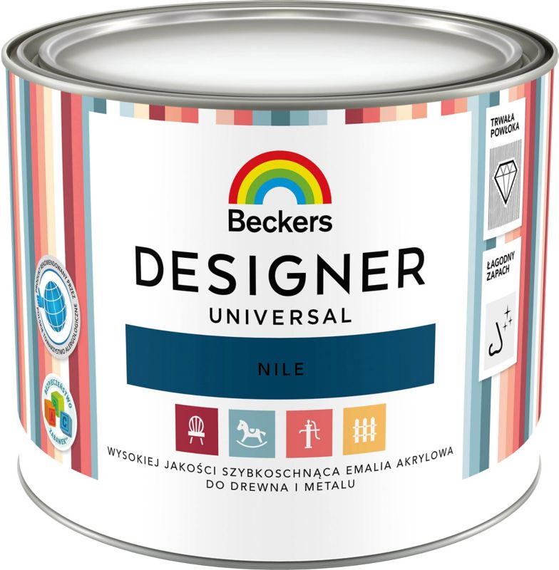 Akryl-emalje Beckers Designer Universal Nile 0,5 l