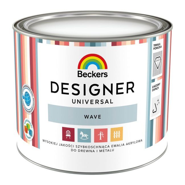 Beckers Designer Universal Wave akryl-emalje 0,5 l