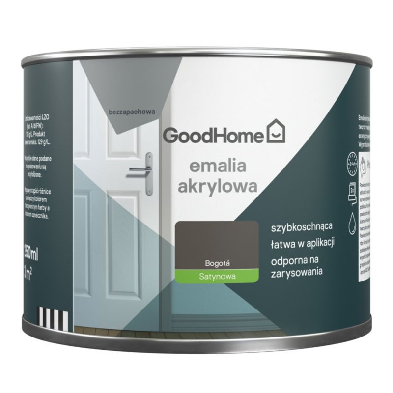 GoodHome Bogota akryl-emalje, pletresistent, 0,25 l