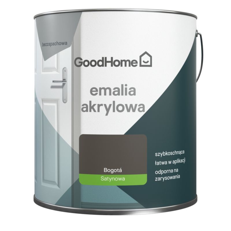 GoodHome Bogota akryl-emalje, pletresistent, 2,5 l