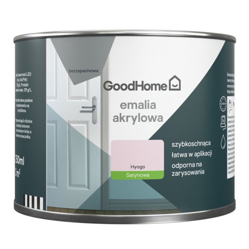 GoodHome Hyogo akryl-emalje, pletresistent, 0,25 l