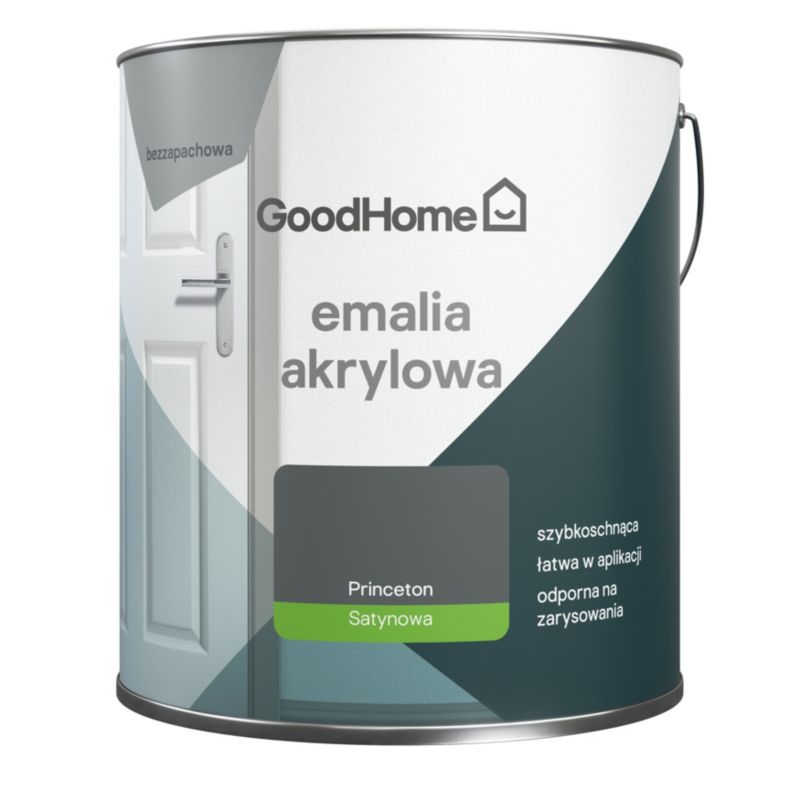 GoodHome Princeton akryl-emalje, pletresistent, 2,5 l