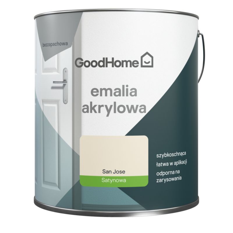 GoodHome San Jose akryl-emalje, pletresistent, 2,5 l