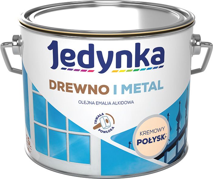 Alkydemalje Jedynka træ og metal kremet glans 2,5 l
