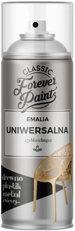 Forever Paints universal hurtigttørrende emalje 400 ml transparent mat