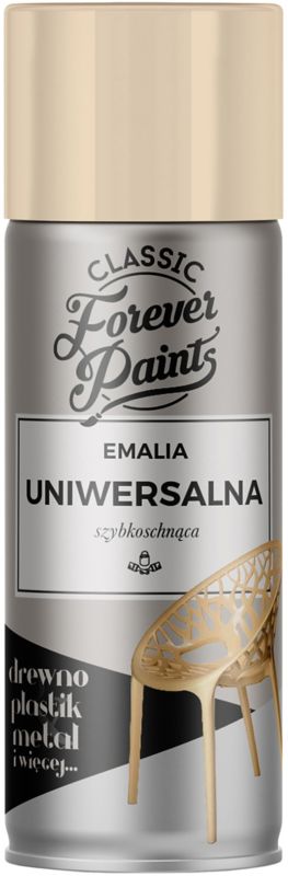 Forever Paints universal hurtigttørrende emalje 400 ml beige