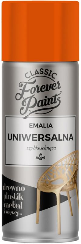 Forever Paints universel hurtigtørrende emalje 400 ml lys rød