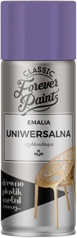 Forever Paints universal hurtigtørrende emalje 400 ml i lilla